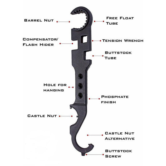 Camping Outdoor Multi-functional Combination Wrench Tool