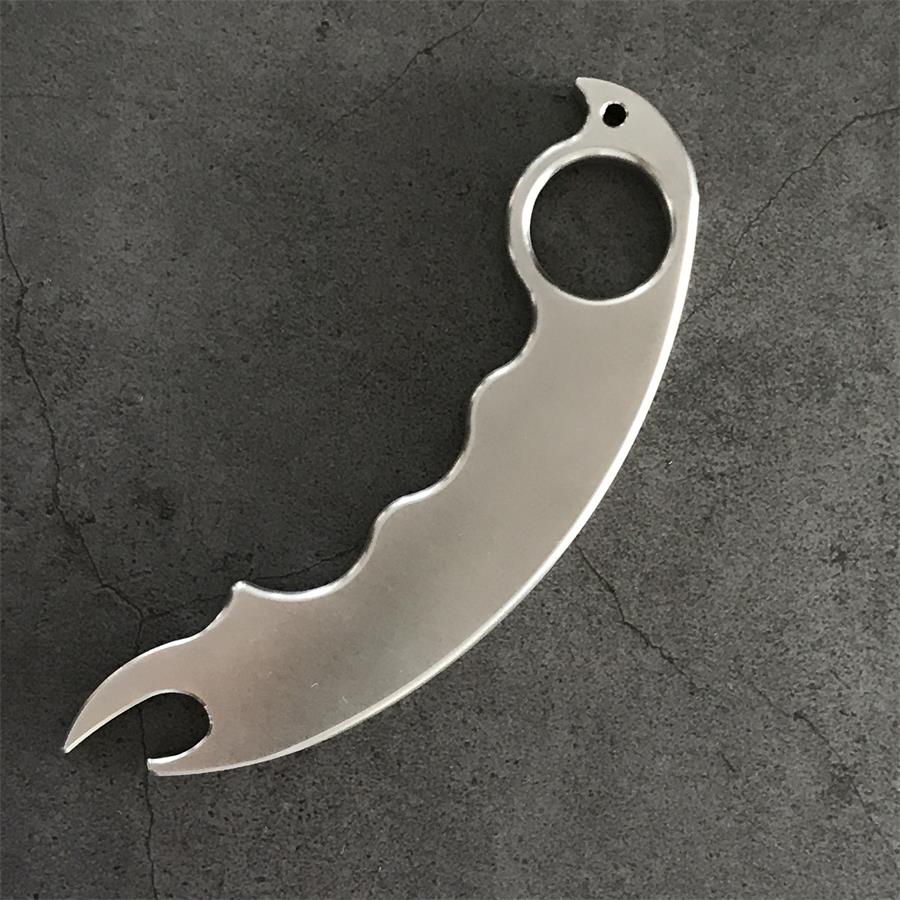 Versatile Outdoor Bottle Opener EDC Tool for Keychain and Backpack