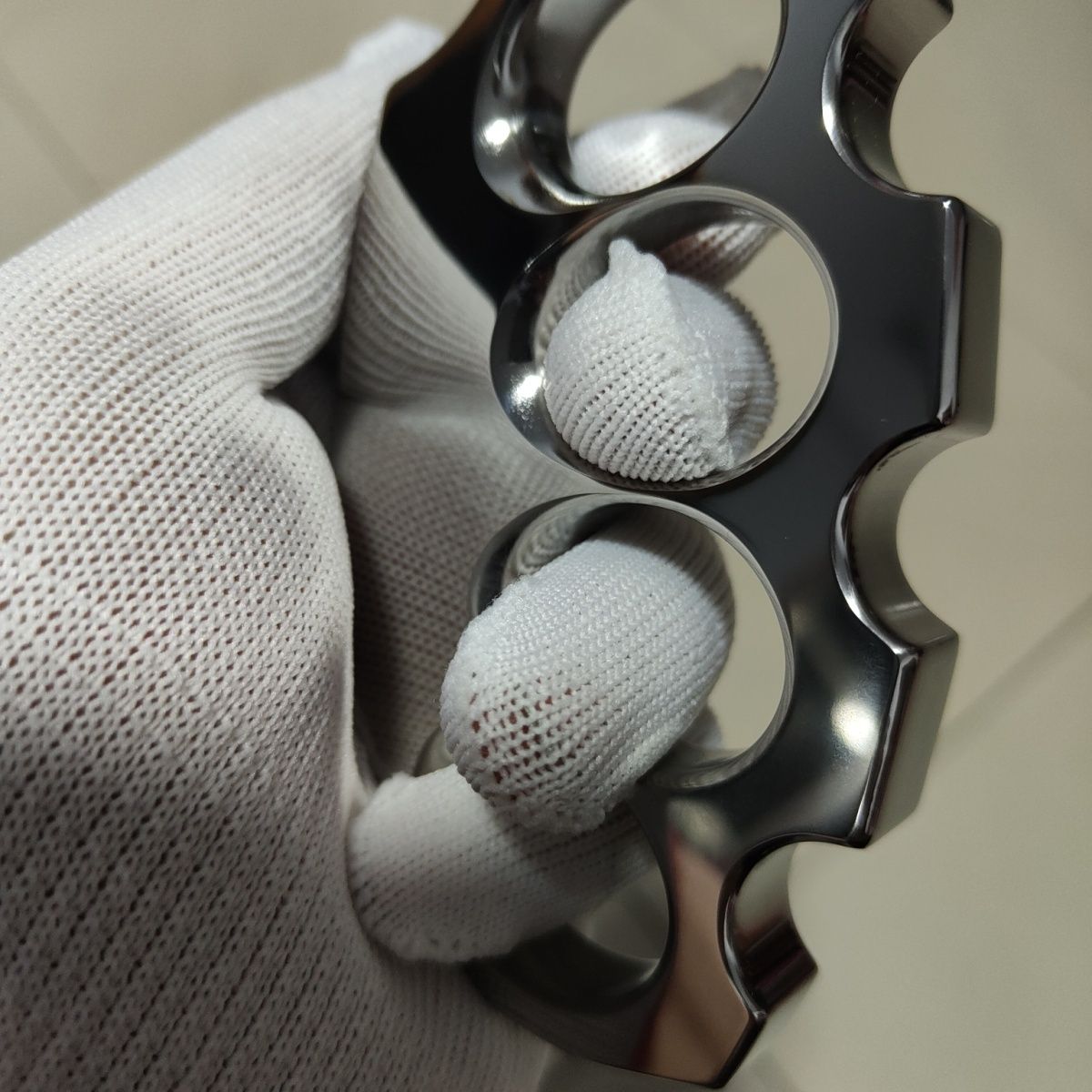 Large-Hole Mirror Iron Outdoor Carry Tool