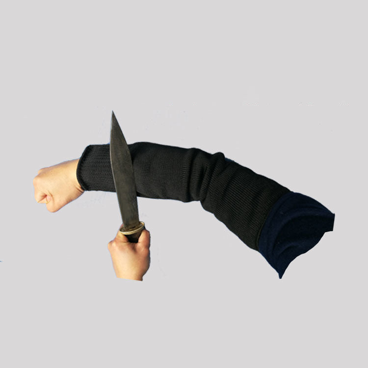 Black Breathable Sweat-Absorbing Arm Sleeves
