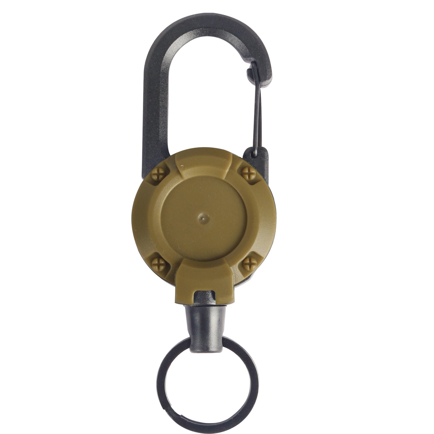 Heavy Duty Retractable Pull Reel Carabiner Keychain