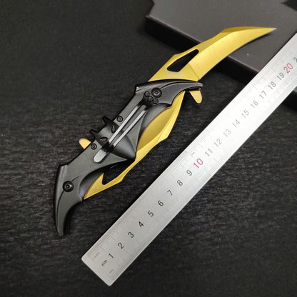Double Folding Bat Design Outdoor Pocket Tool