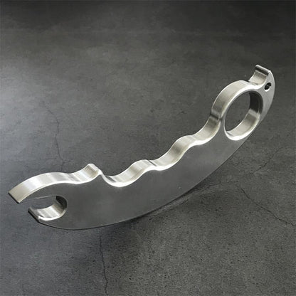 Versatile Outdoor Bottle Opener EDC Tool for Keychain and Backpack