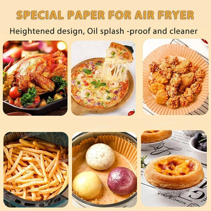 Air Fryer Disposable Paper Non-Stick Airfryer Baking Papers