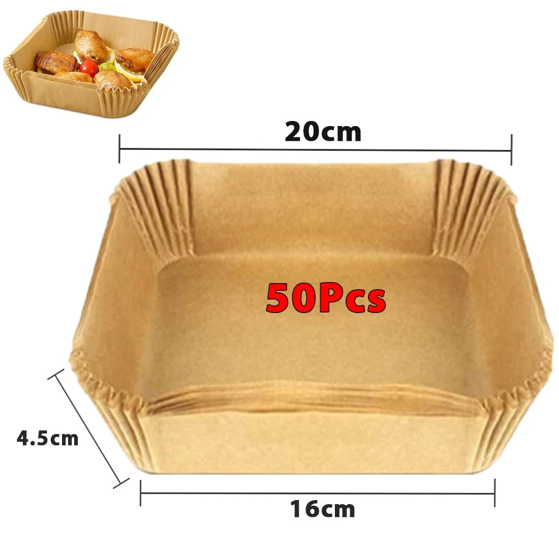 Air Fryer Disposable Paper Non-Stick Airfryer Baking Papers