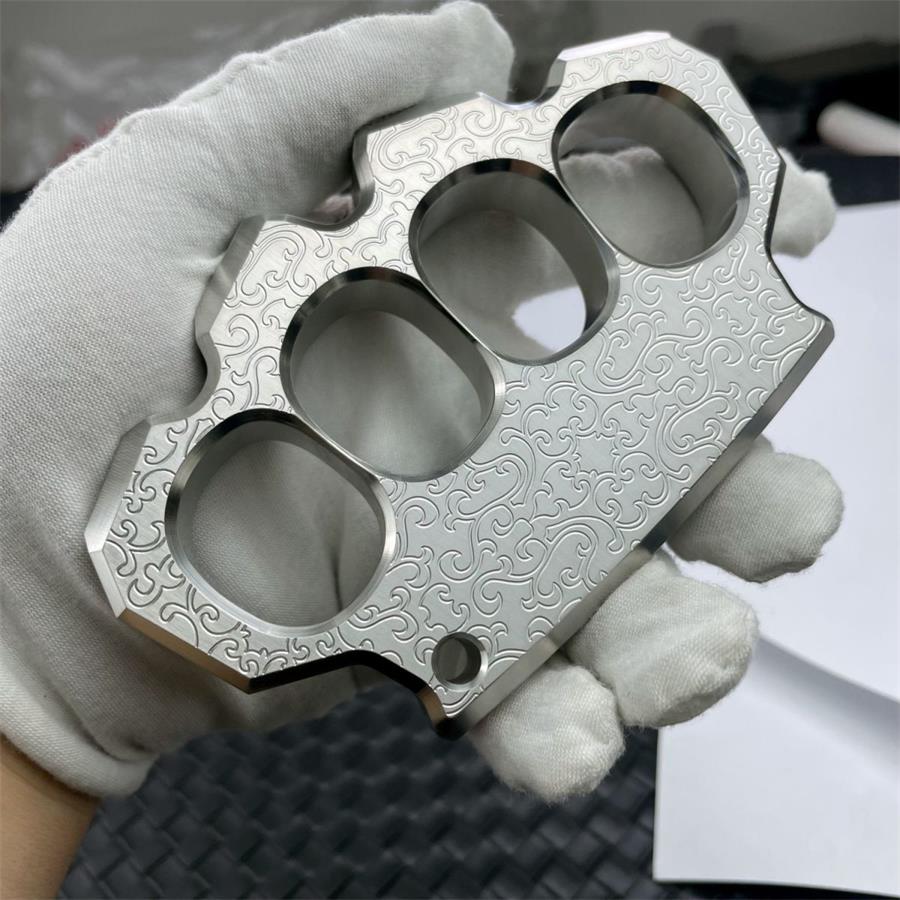 Thickened Outdoor Tool with Elegant Carved Detailing in 304 Steel
