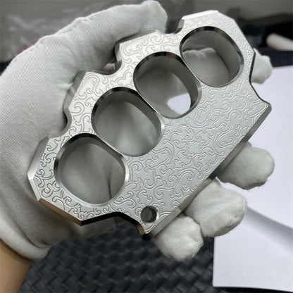 Thickened Outdoor Tool with Elegant Carved Detailing in 304 Steel