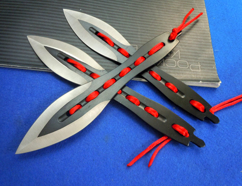 Red Ribbon-Themed Triple Set Outdoor EDC Tools