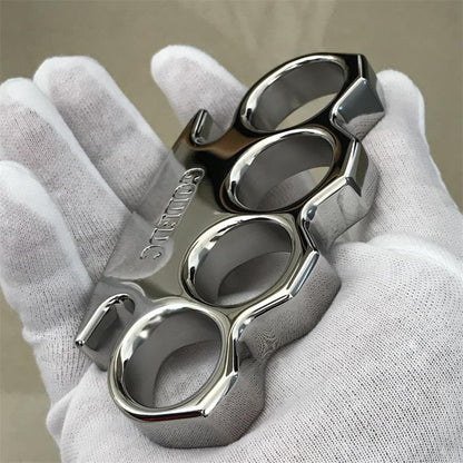 GODEDC Vintage Mirror Steel Outdoor Tool with Angled Chamfer Design