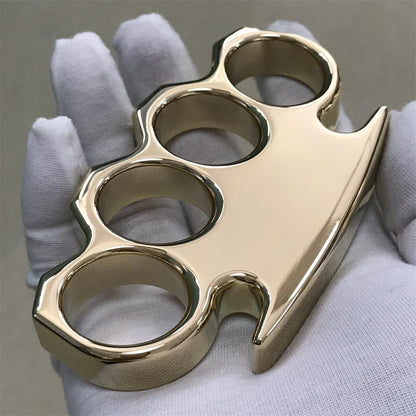 Mirror Shine Classic Brass Outdoor Tool with Large Hole Design