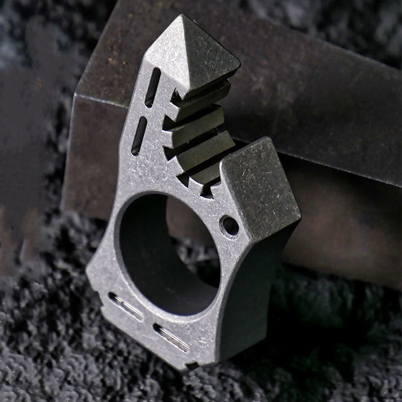 Shark Shaped Outdoor Keychain Tool with Bottle Opening Function
