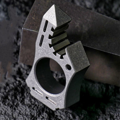 Shark Shaped Outdoor Keychain Tool with Bottle Opening Function