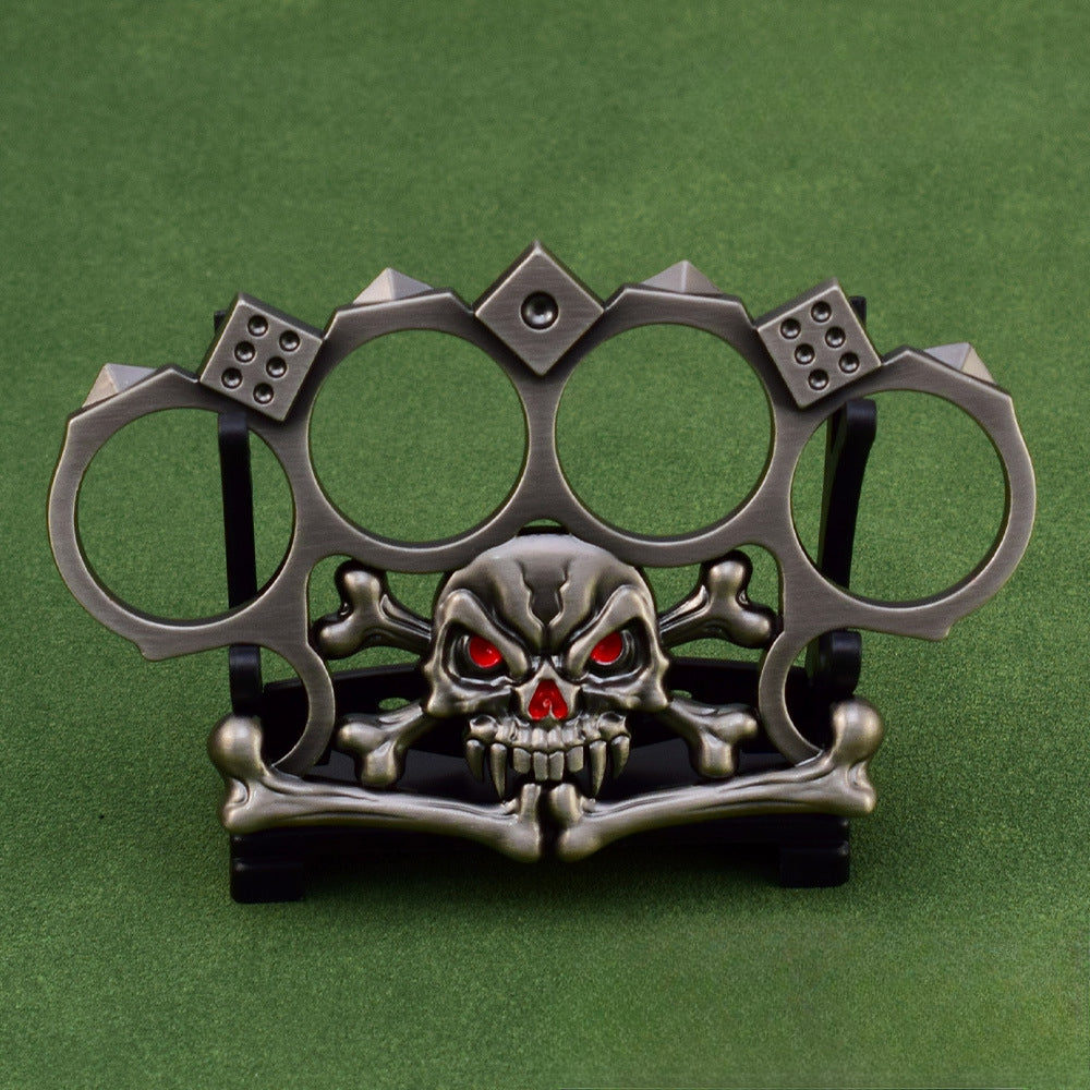Dice-Inspired Skull Hand Grip Accessory