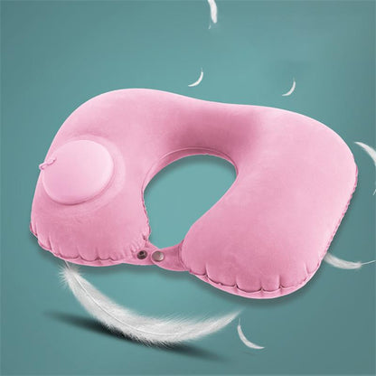 Pressing Inflatable U Air Travel Pillow