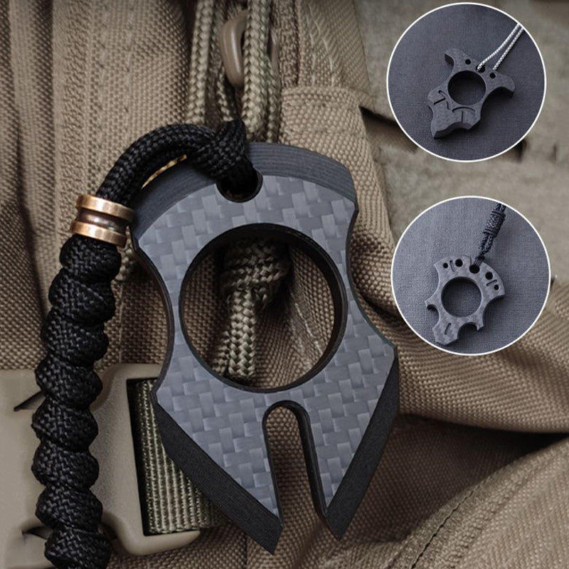 Carbon Fiber Finger Grip Outdoor Backpack Tool – Style Variations Available