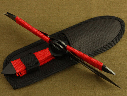 Three Outdoor Easy-Transport EDC Tools with Nylon Pouch