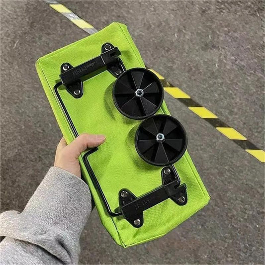 Folding handwheel bag small cart for shopping