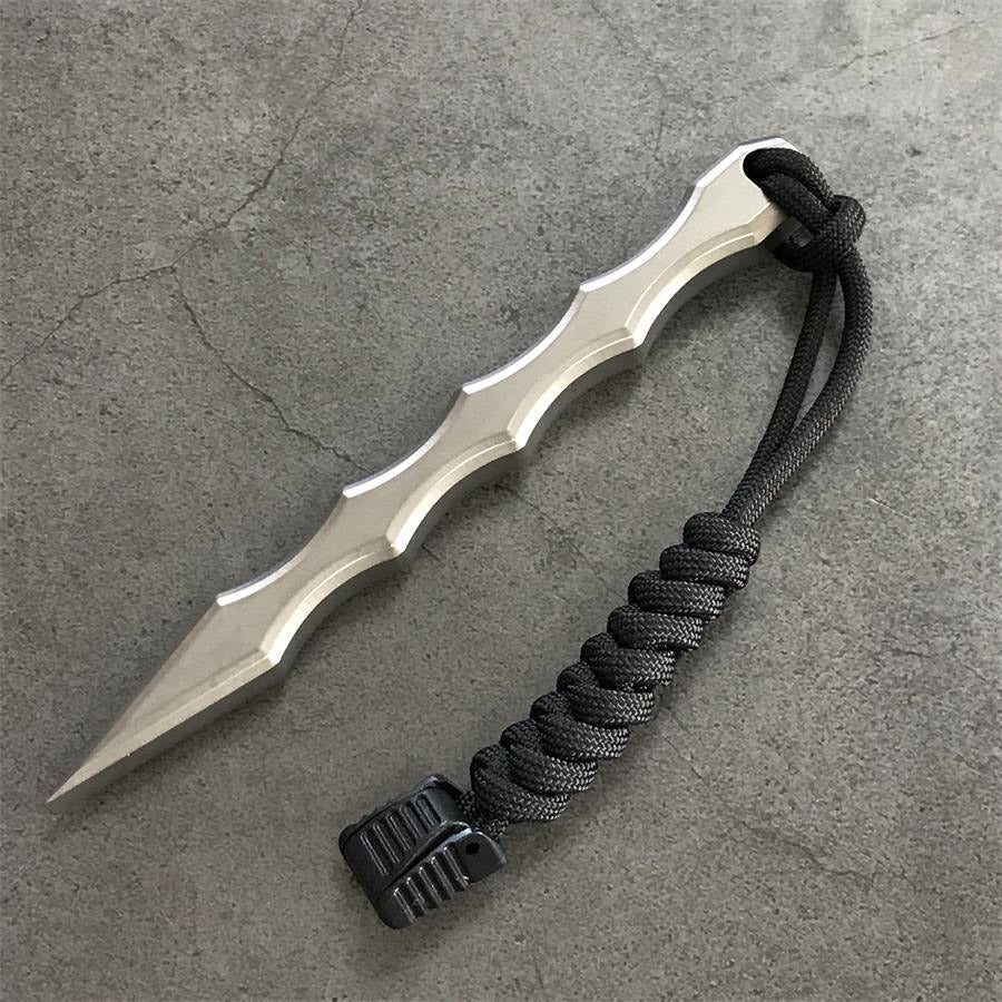 Everyday Titanium Tool with Crowbar Tip and Bottle Opener Design