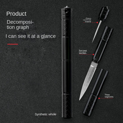 Portable Outdoor EDC Tool Featuring Multi-purpose Pencil Pocket