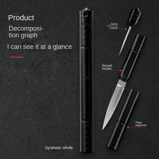 Portable Outdoor EDC Tool Featuring Multi-purpose Pencil Pocket