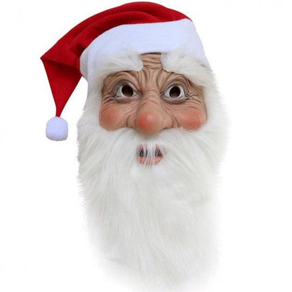 Santa Claus Man Mask Old Man Headgear