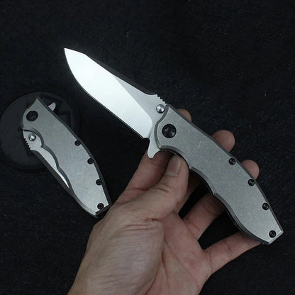 Outdoor Folding Pocket Tools with Titanium Alloy 0562CF 0562TI Design