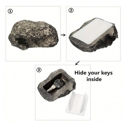 Key Hider Outdoor Courtyard Hidden Door Key Box Simulation Small Stone Decoration