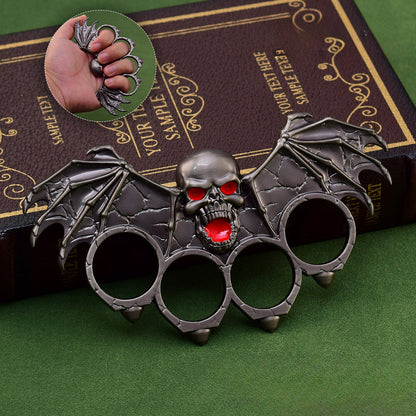 Creative Four-Hole Outdoor Tool with Bat-Shaped Zinc Alloy Structure