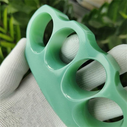 Large-Hole Green G10 Tool for Outdoor Use