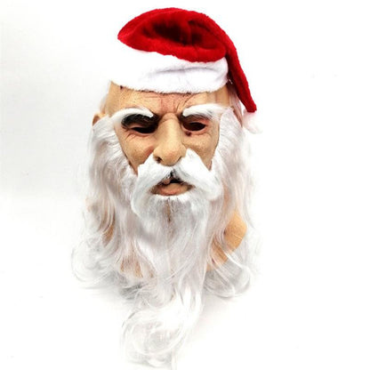 Santa Claus Man Mask Old Man Headgear