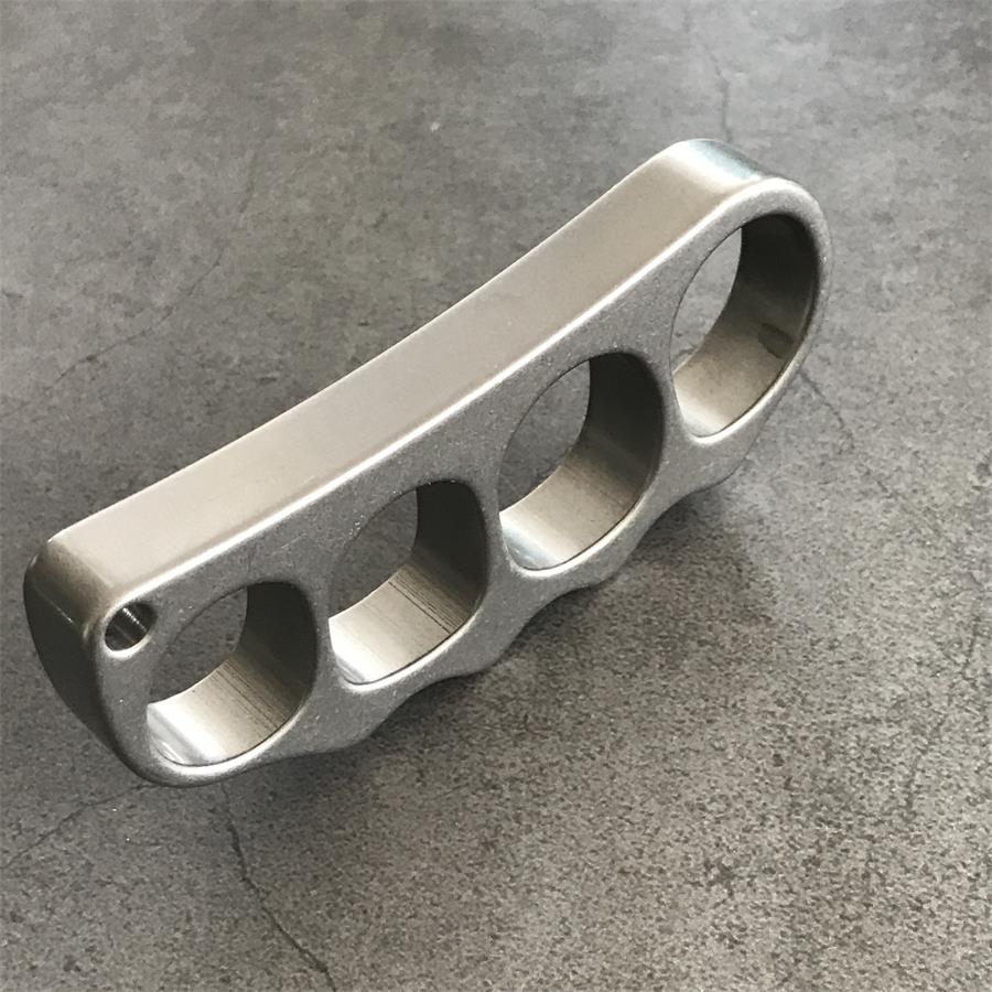 Outdoor EDC Tool Featuring Medium Titanium Pea Shape