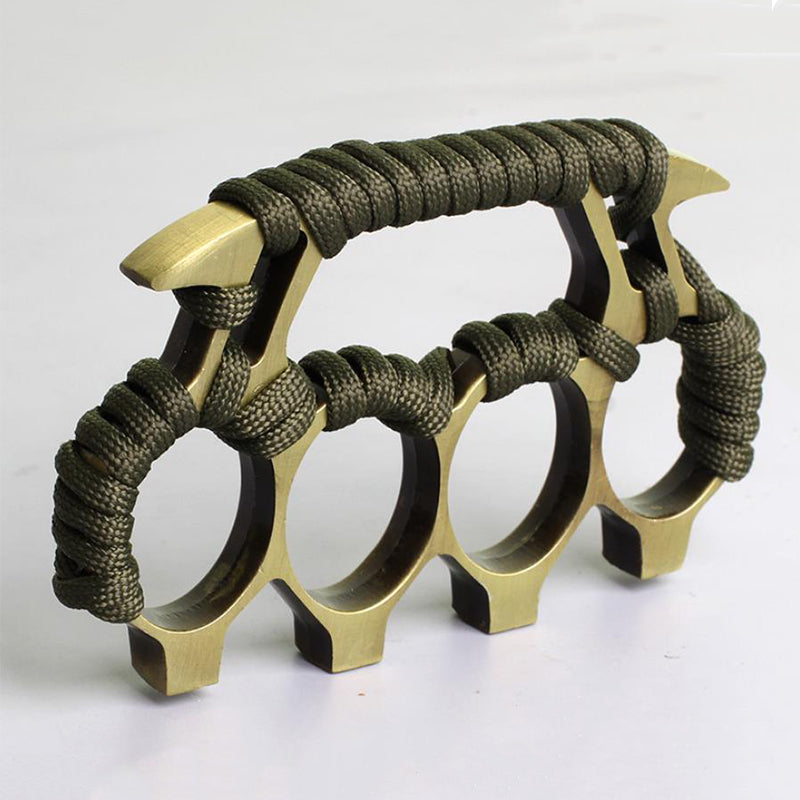 Outdoor Pocket EDC Tool with Large Hole and Rope for Backpack