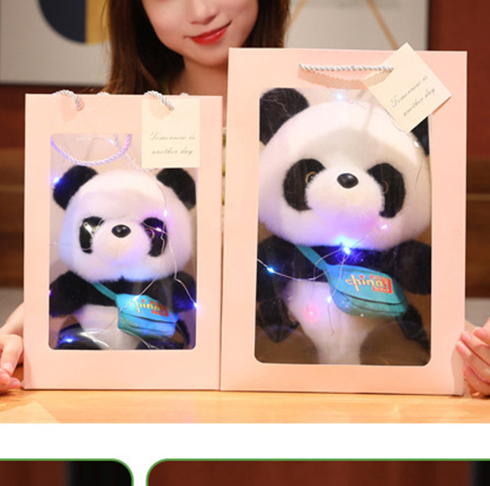 Backpack Panda Plush Toys for Children Doll Cute Giant Panda