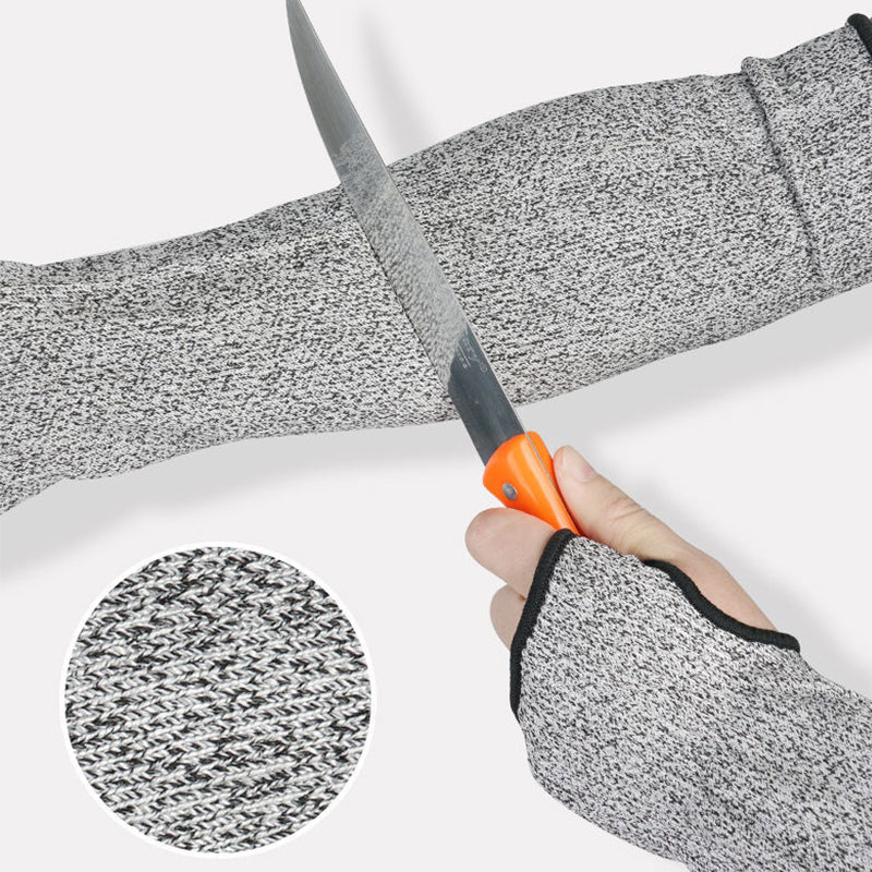Breathable and Elastic Gray Sleeves Designed for Comfort