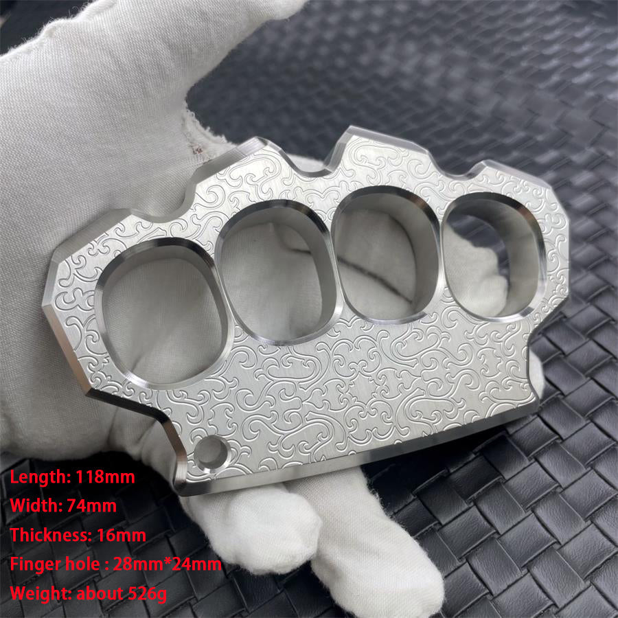 Thickened Outdoor Tool with Elegant Carved Detailing in 304 Steel