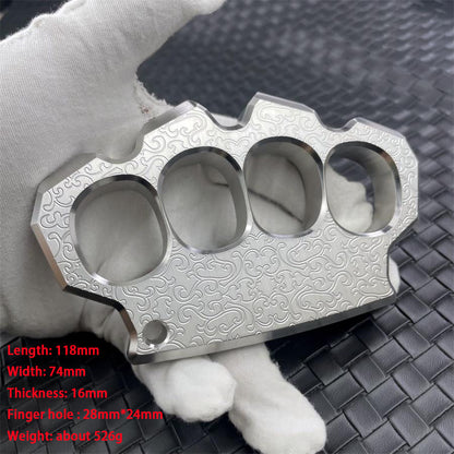Thickened Outdoor Tool with Elegant Carved Detailing in 304 Steel