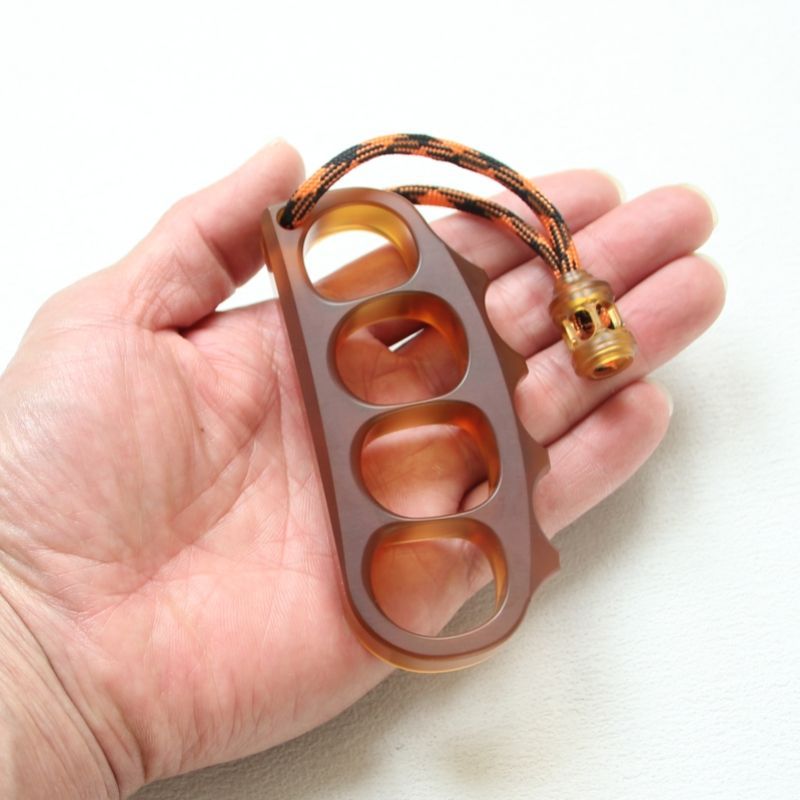 Big Amber Pea Tool Designed for Outdoor Everyday Carry