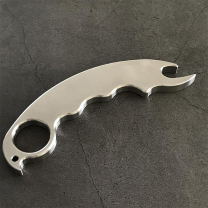 Versatile Outdoor Bottle Opener EDC Tool for Keychain and Backpack