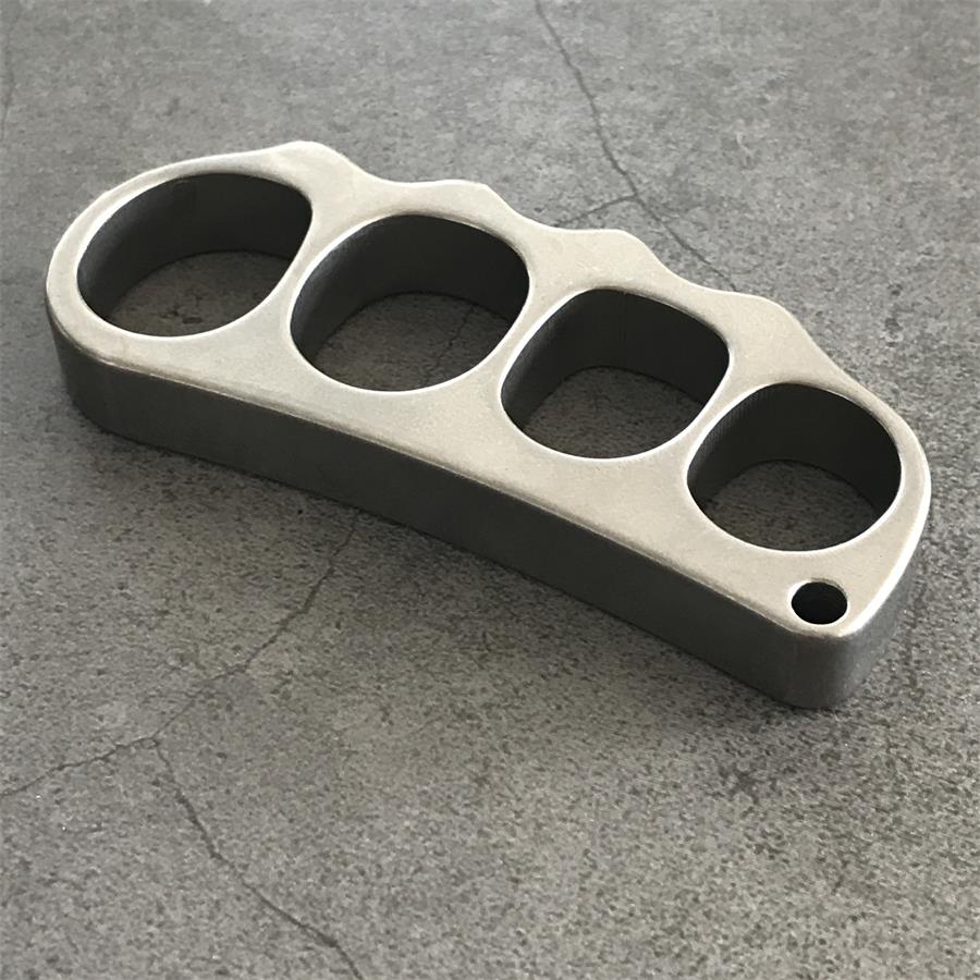 Outdoor EDC Tool Featuring Medium Titanium Pea Shape