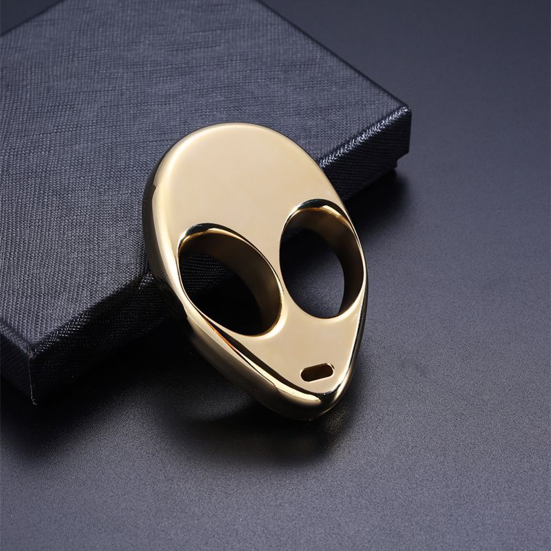 Brass Alien-Inspired Outdoor EDC Tool