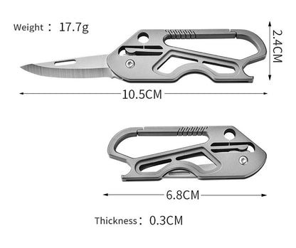 Titanium Alloy Key Chain Protective Metal Key Chain EDC