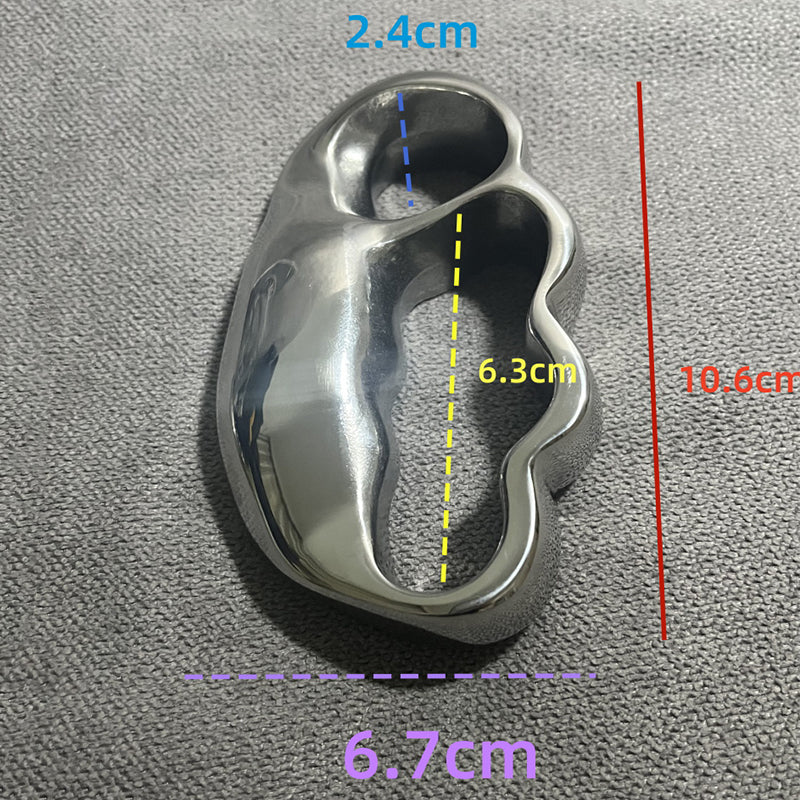 Personalized Outdoor Polishing Tool Featuring Irregular Holes for Left and Right Hand Use