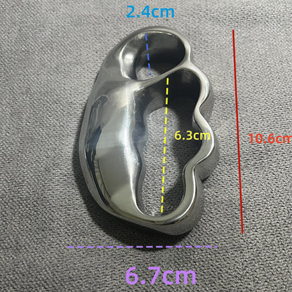 Personalized Outdoor Polishing Tool Featuring Irregular Holes for Left and Right Hand Use