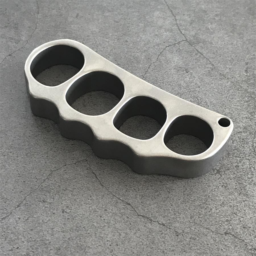 Outdoor EDC Tool Featuring Medium Titanium Pea Shape