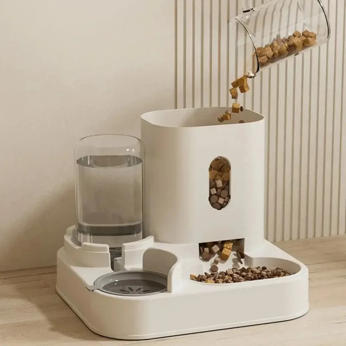 Feeder & Water Fountain Pet Bowl