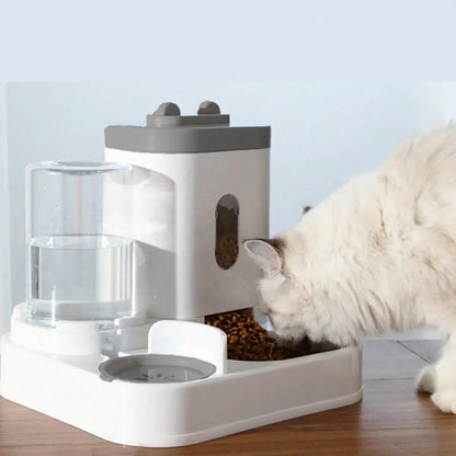 Feeder & Water Fountain Pet Bowl