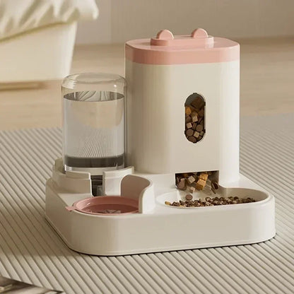 Feeder & Water Fountain Pet Bowl