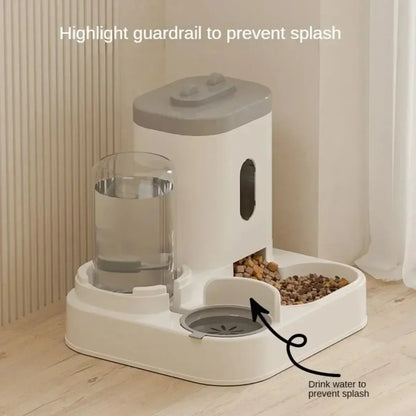 Feeder & Water Fountain Pet Bowl