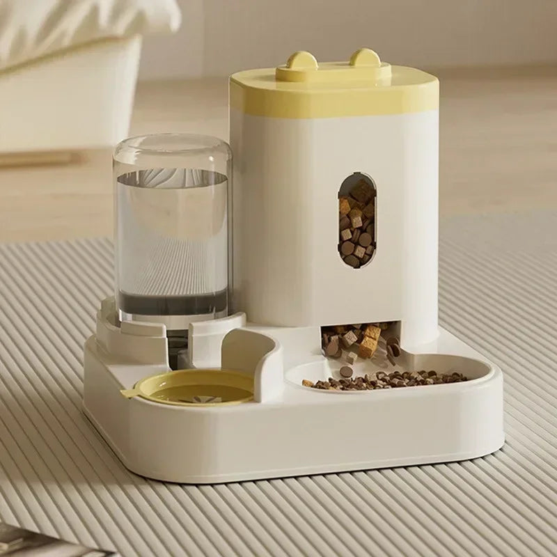 Feeder & Water Fountain Pet Bowl