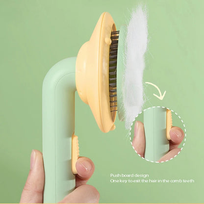 Flying Saucer Pet De-Shedding Comb